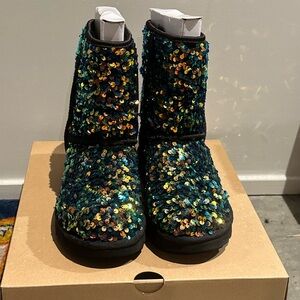 Ugg classic II sequin boot